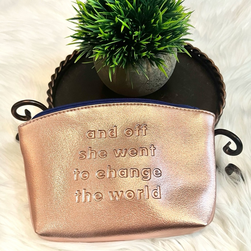 IPSY Rose Gold Makeup Bag NEW
